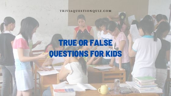 true or false questions for kids