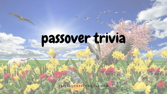 passover trivia