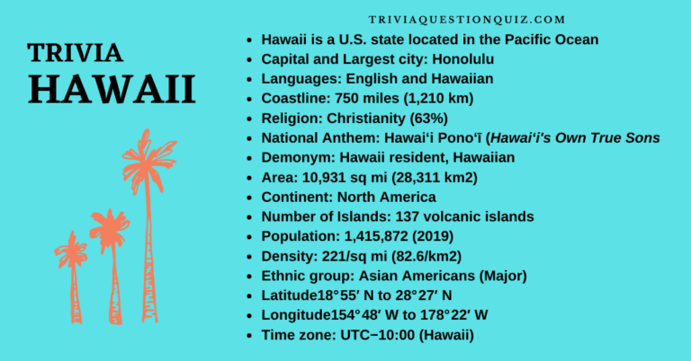 140 trivia about hawaii printable interesting facts trivia qq